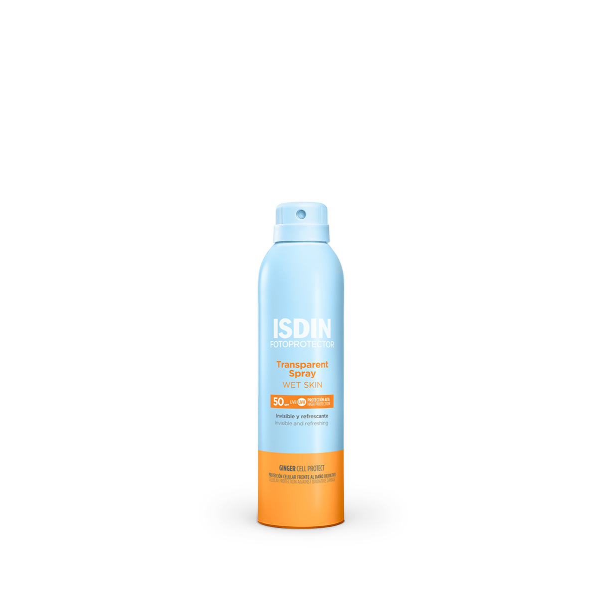 Fotoprotector ISDIN Transparent Spray Wet Skin LSF 50